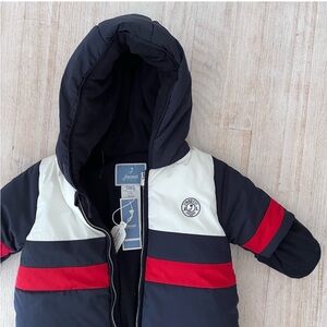 Jacadi Tricolor Hooded Jacket
